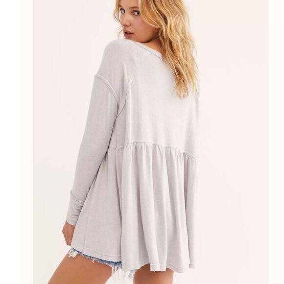 NWT Free People Forever Your Girl Babydoll Tee - Picture 4 of 6